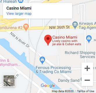 Miami Jai-Alai Map